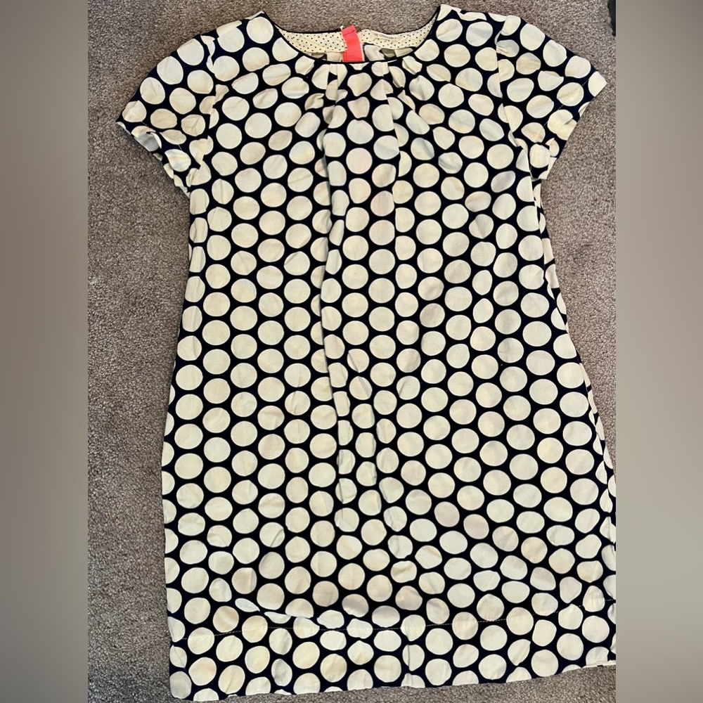 Crewcuts Girls Navy Polka Dot Dress - Size 14